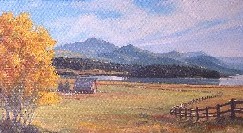 HAHN'S PEAK WITH BARN