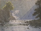 MORNING RAYS-CREEK & RIVER STUDY