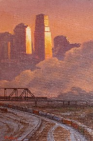 DOWNTOWN WINTER MORNING