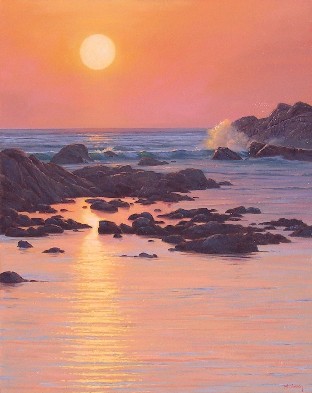 RIPPLED ROCKY SHORE