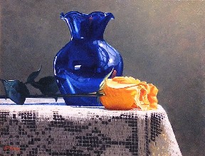 COBALT BLUE & ROSE