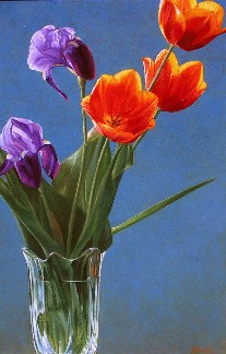 3 TULIPS & 2 IRIS